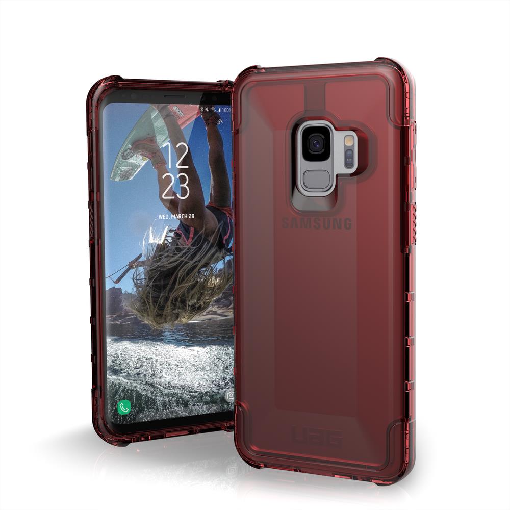 UAG, UAG Plyo Lightweight Rugged Impact Resistant Case pour Samsung Galaxy S9 - Rouge cramoisi