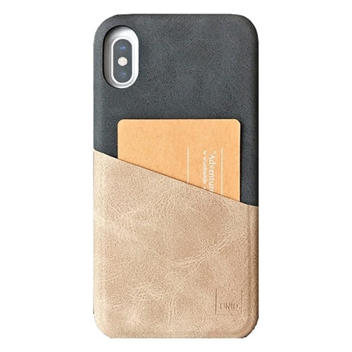 UNIQ, Uniq Outfitter ID Case pour iPhone X / Xs - Vintage Homme Ash