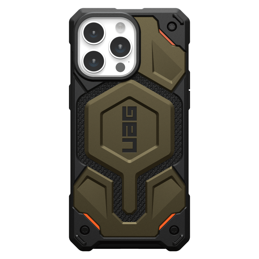 Urban Armor Gear (UAG), Urban Armor Gear (UAG) Monarch Pro MagSafe Case pour Apple iPhone 15 Pro Max Kevlar Element Green