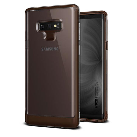 Conception de VRS, VRS Crystal Bumper pour Samsung Galaxy Note 9 - Clair/Port