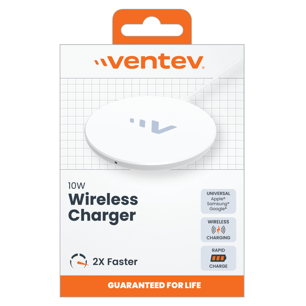 Ventev, Ventev ULTRAFAST 10W Wireless Charging Pad Blanc