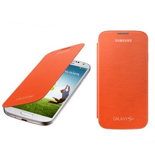 Samsung, Véritable Samsung Flip Cover Samsung Galaxy S 4 IV S4 GT-i9500 Orange