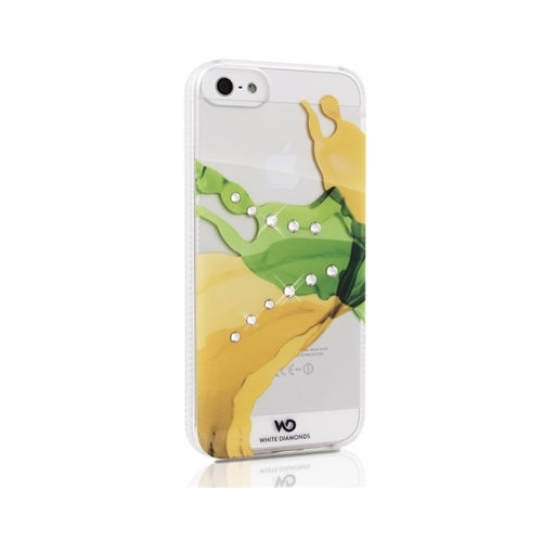 Diamants blancs, White Diamonds Liquid iPhone 5 / 5S / SE 1st Gen Case Swarovski - Vert Mangue