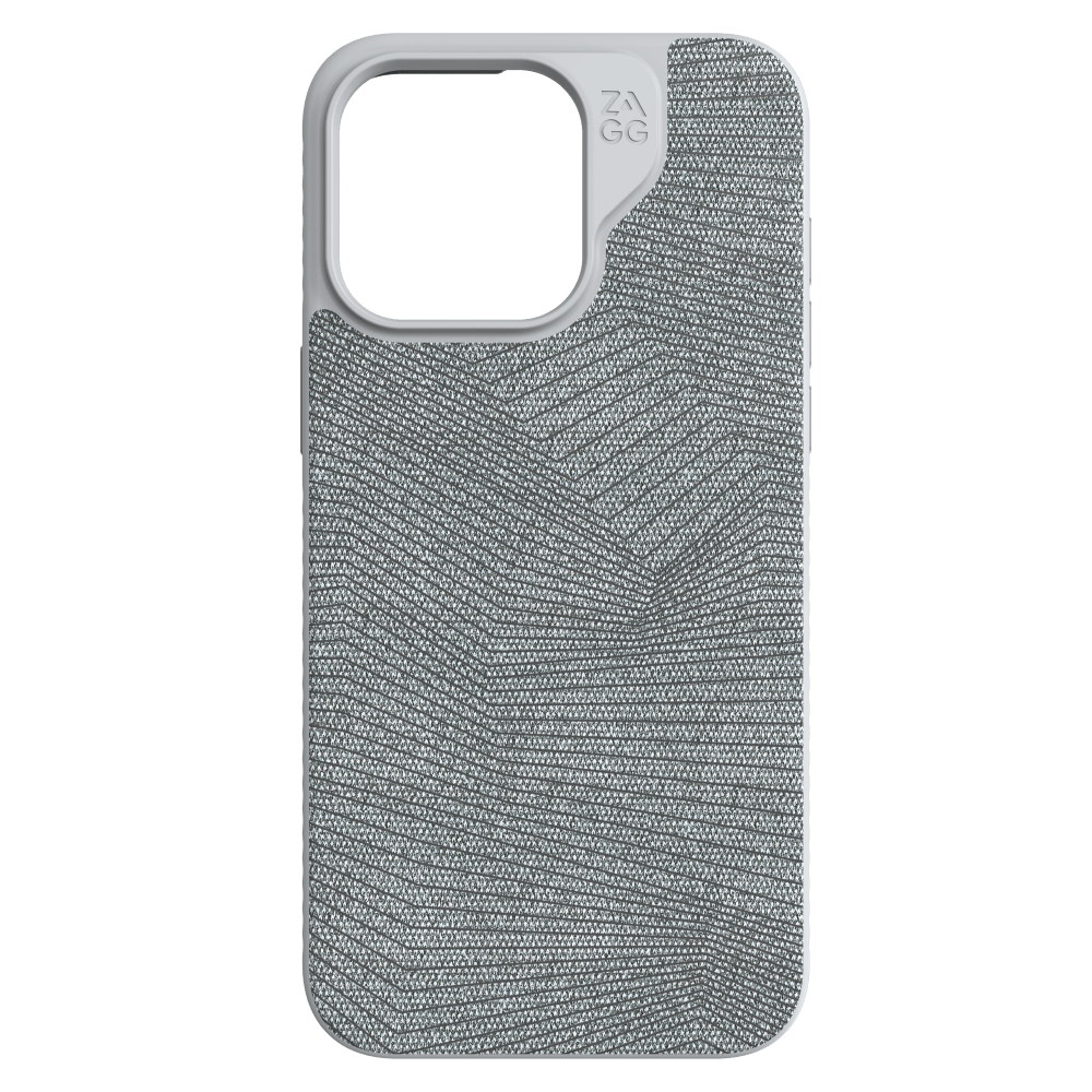 ZAGG, ZAGG London Snap MagSafe Case pour Apple iPhone 15 Pro Max Gris Geo