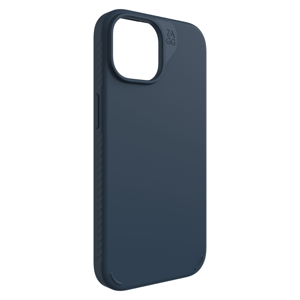 ZAGG, ZAGG Manhattan Snap MagSafe Case pour Apple iPhone 15 / iPhone 14 / iPhone 13 Navy