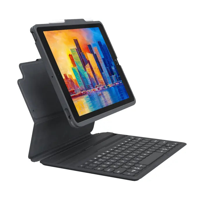 ZAGG, ZAGG Pro Keys Etui détachable et clavier sans fil Trackpad iPad 12.9 3ème 4ème 5ème 6ème - Noir