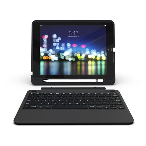 ZAGG, Zagg Slim Book Go Bluetooth Keyboard Case iPad Pro 12.9 3rd / 4th / 5th Gen - Black