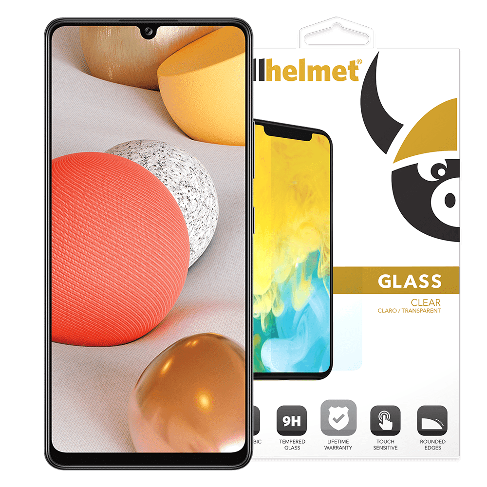 Casque de cellule, cellhelmet Protecteur d'écran en verre trempé pour Samsung Galaxy A42 5G Clear